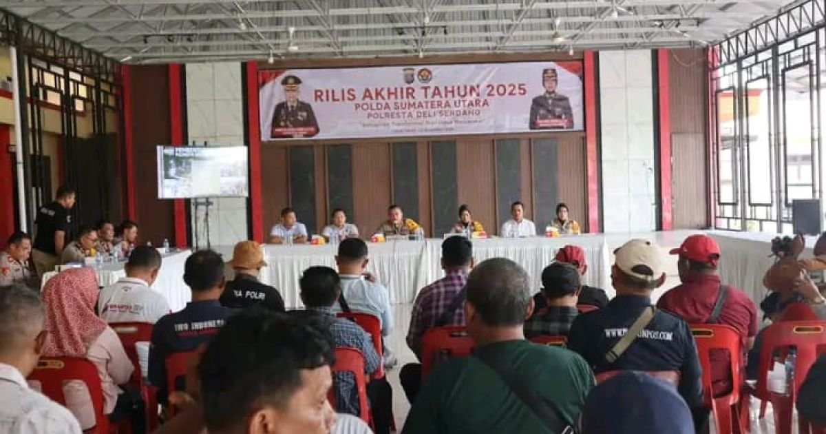 Refleksi Akhir Tahun 2025 Polresta Deli Serdang Paparkan Dinamika Kejahatan dan Prestasi Pembrantasan Narkoba