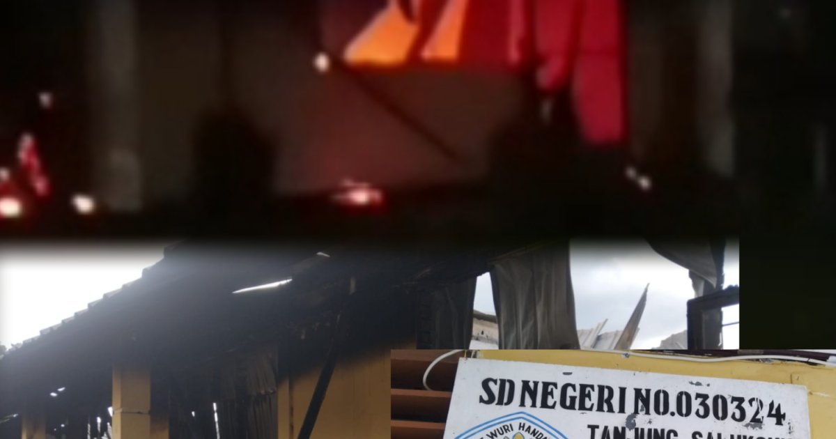 Kebakaran SD N 030324 Tanjung Saluksuk jadi misteri, apa motif pelaku pembakaran