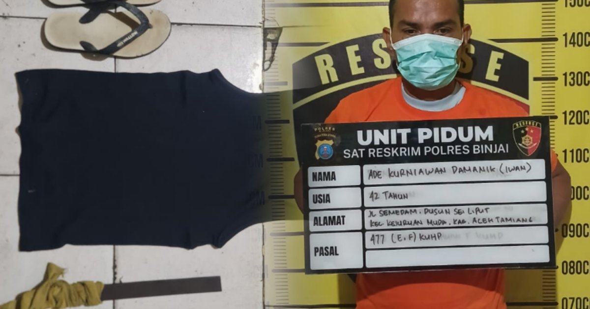 Polres Binjai Bekuk Pencuri Rumah di Binjai Selatan, Barang Bukti Diamankan