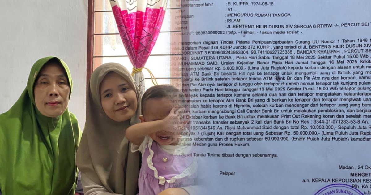 Modal Jual Beli Motor Jadi Dalih, Menantu Sumarni Diduga Ludeskan Rp60 Juta Rekening Mertua hingga Kabur