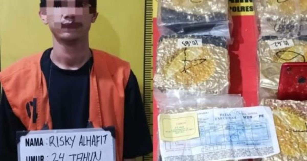 Upaya Selundup 6kg Sabu Kandas, Satresnarkoba Polresta Deli Serdang Bekuk Kurir Asal Aceh
