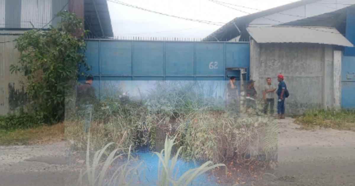 Akui IPAL belum berfungsi, Pabrik tutup botol Galon di Desa Sampali buang limbah ke saluran air Masyarakat