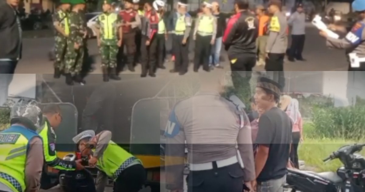 Polres Binjai Gelar Patroli Gabungan Antisipasi Geng Motor dan Tawuran remaja