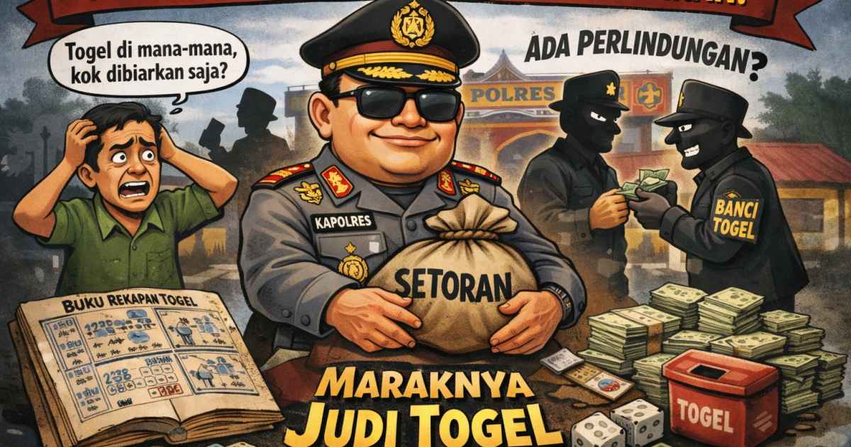 Kinerja Kapolres Dairi dipertanyakan, Keberadaan maraknya judi Togel di Simartugan Kabupaten Dairi diduga ada perlindungan