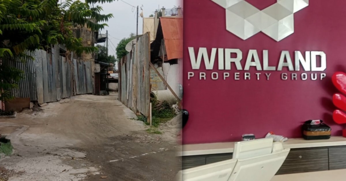 Akses jalan menyempit,Warga Pulo Brayan Lingkungan 5 protes pemagaran seng yang dilakukan oleh PT Wira land property