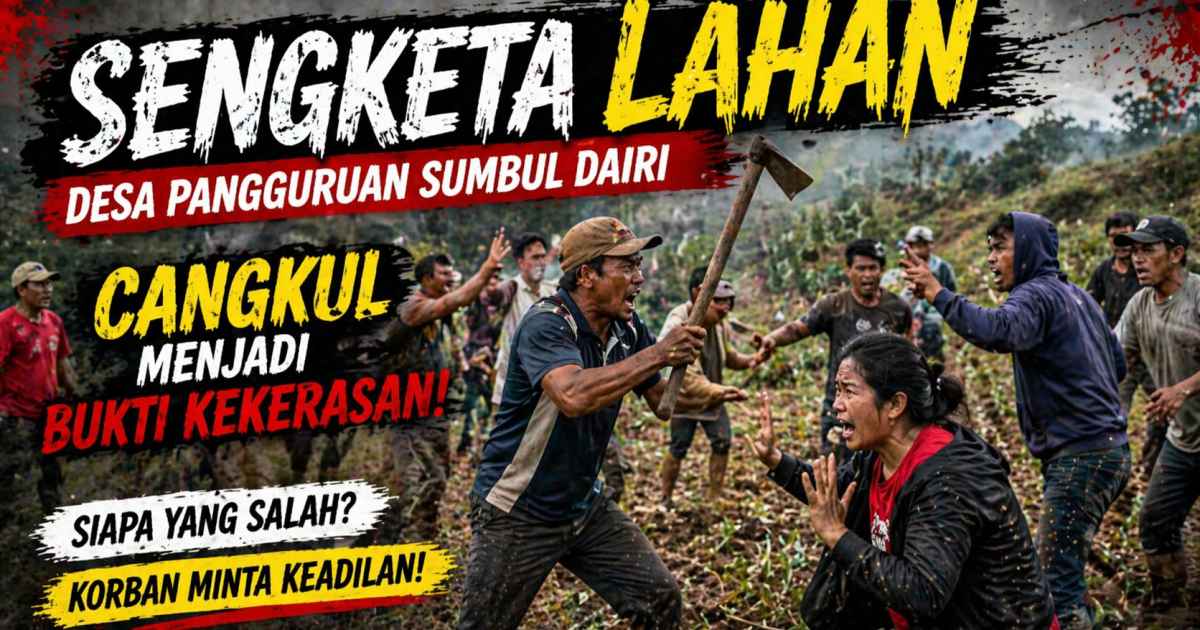 Sengketa Lahan Berujung Kekerasan di Sumbul, Polisi Terapkan KUHP Baru