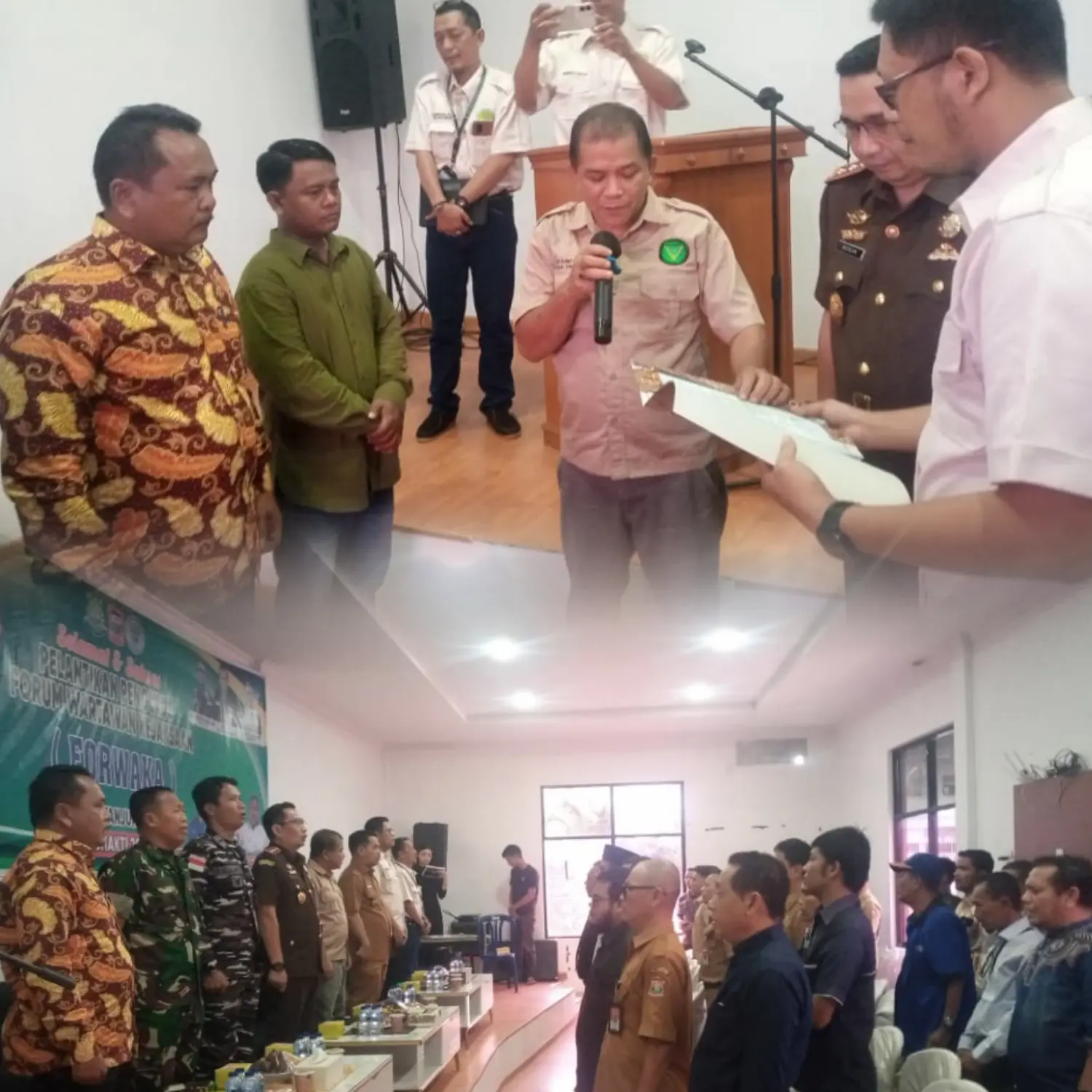Didampingi Bobon Robiana SH MH, Ketua Forwaka Sumut Lantik Pengurus Forwaka Tanjung Balai Periode 2025–2027