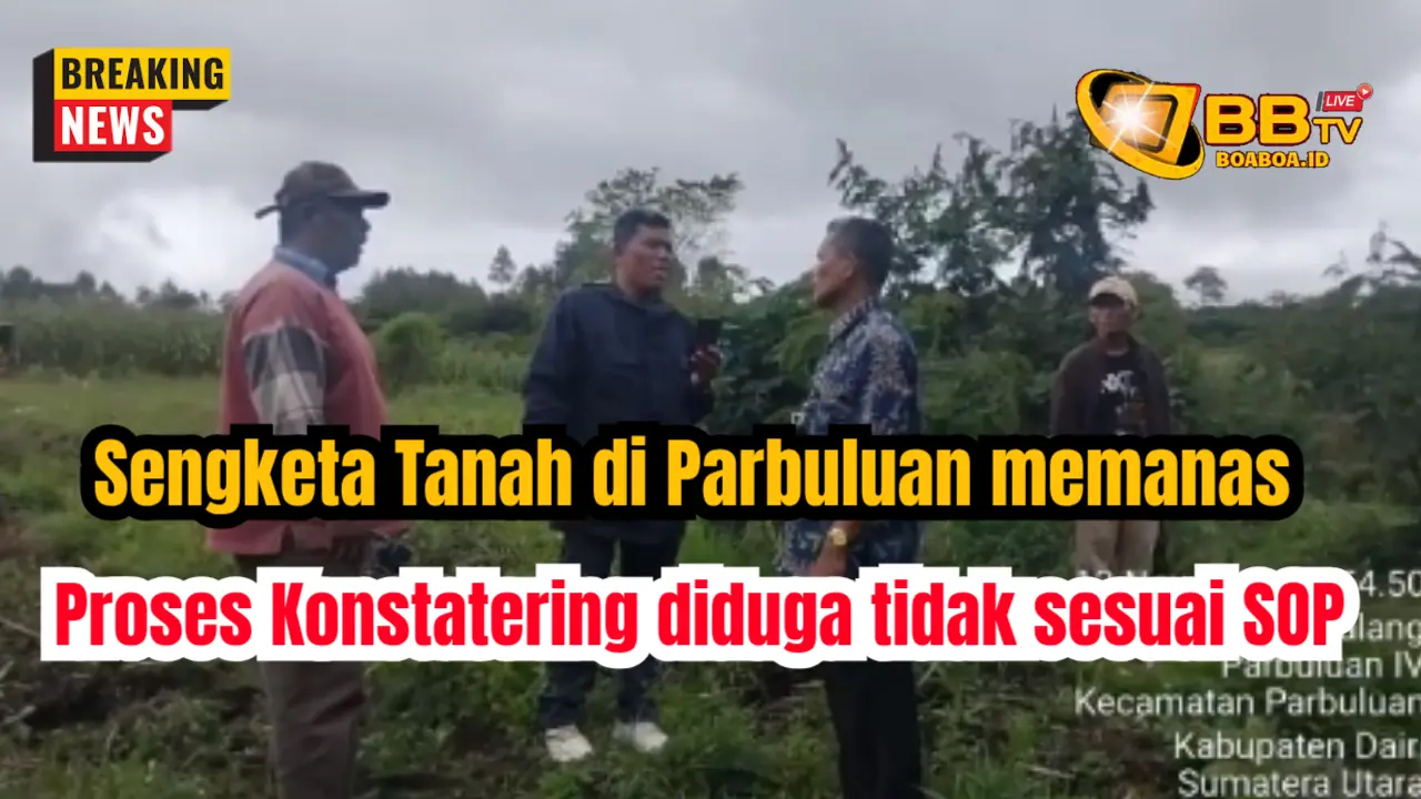 Kasus sengketa Tanah di Parbuluan memanas, proses Konstatering diduga tidak sesuai prosedur
