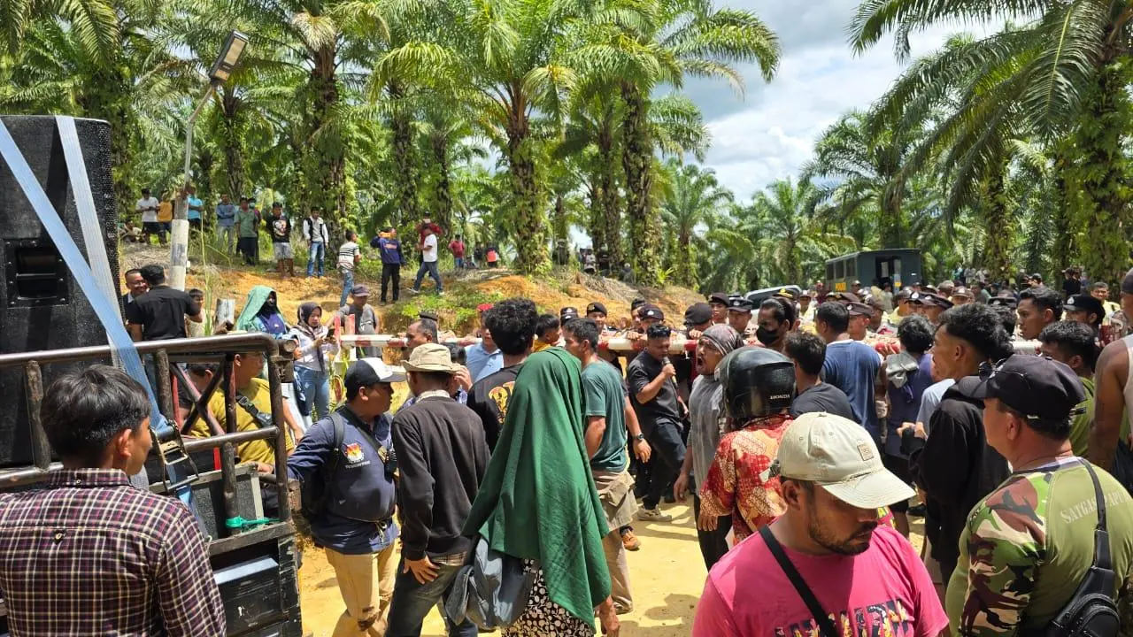 Masyarakat 6 Desa tuntut hak ke PT Barapala dan angkat kaki dari kawasan Unterudang