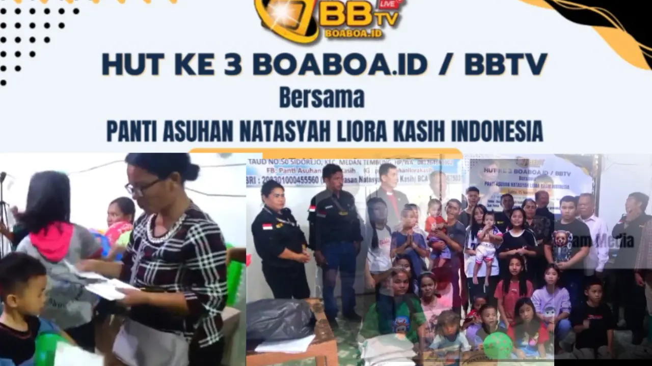 Hut Ke 3 Media boaboa.id/ BBTV, Bersama Yayasan Panti Asuhan Natasya Liora Kasih Indonesia berjalan sukses