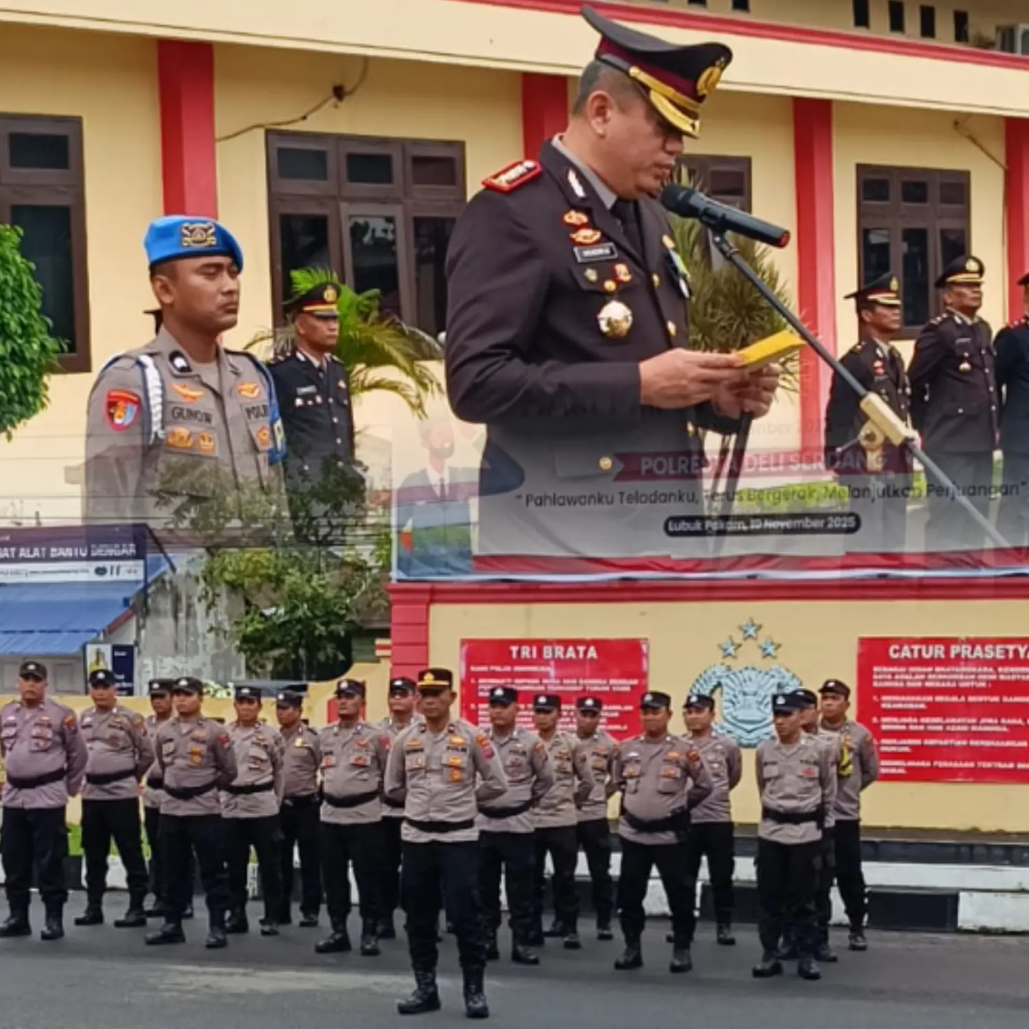 Peringatan Hari Pahlawan, Kapolresta Deli Serdang Mari Kobarkan Semangat Juang untuk Merawat Kemerdekaan