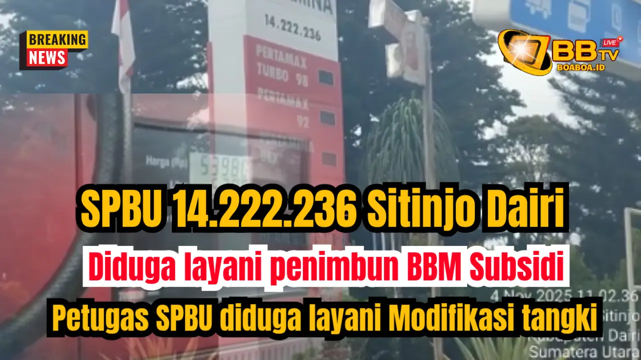 SPBU 14.222.236 Sitinjo Dairi diduga layani penimbun dengan tangki Modifikasi