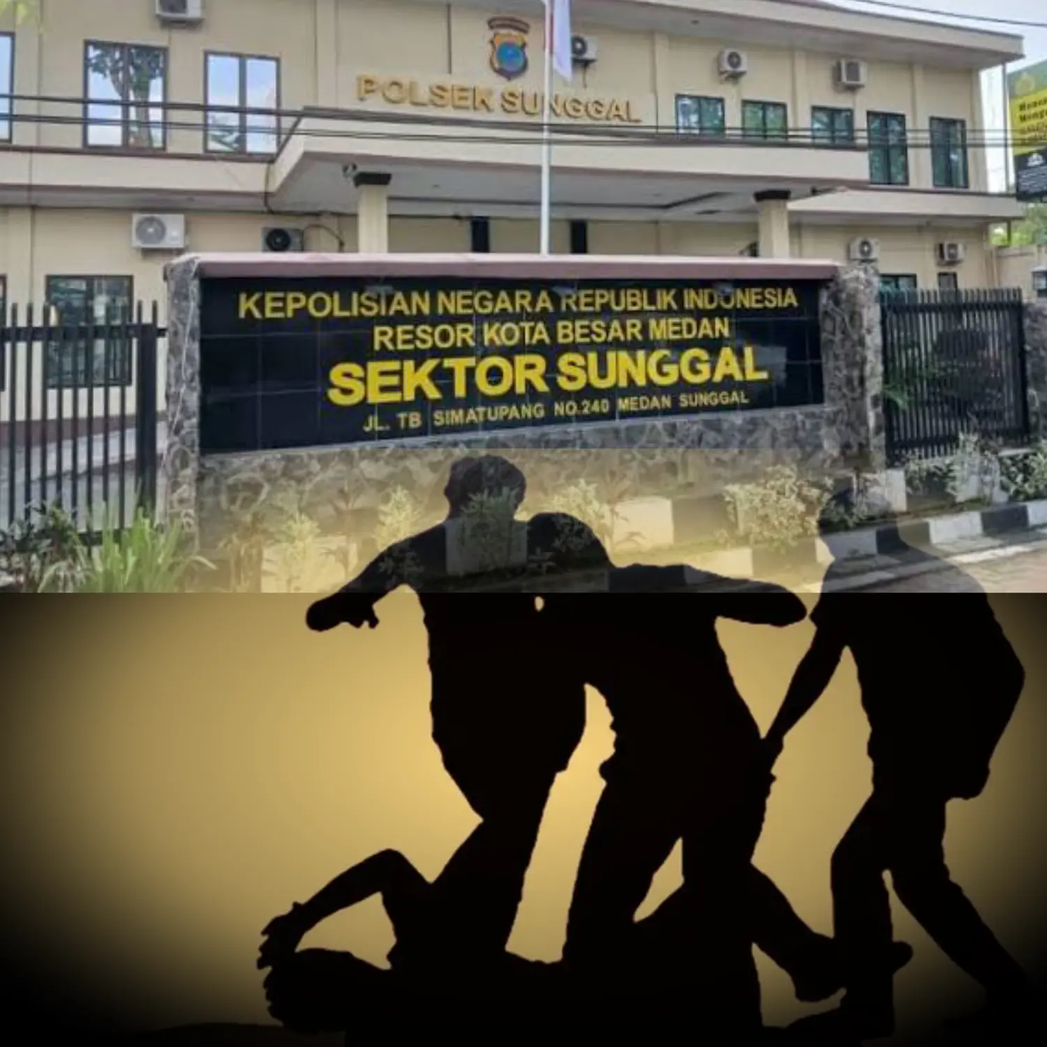 Mengaku dari Mabes Polri, Sekelompok Pria aniaya Pekerja POJF dilingkungan Kantor Polisi